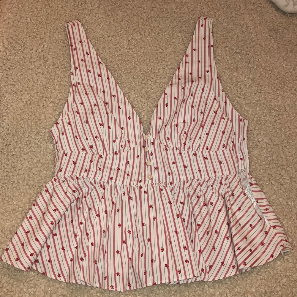 Peplum Zara detailed tank!
